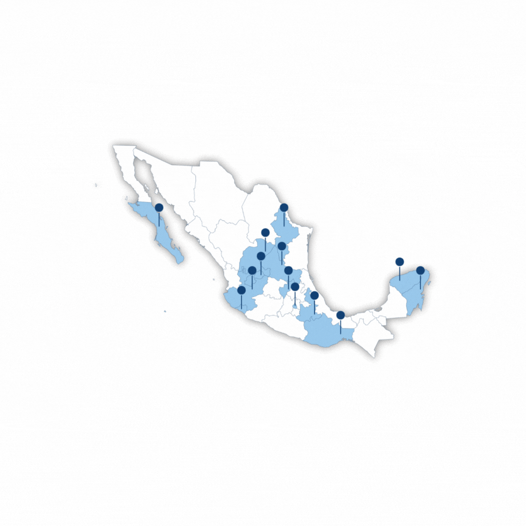 Mapa de México GIF
